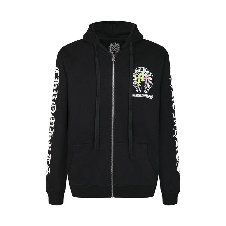 Chrome Hearts Kapuzenpullover mit Reißverschluss K5012
