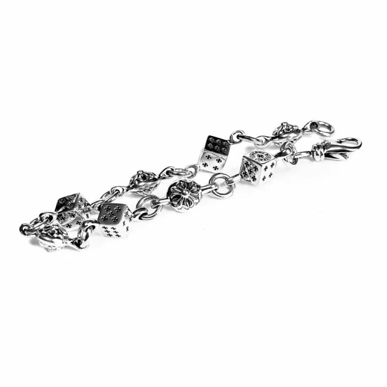 Chrome Hearts DICE AND CROSSBALL ARMBAND -4