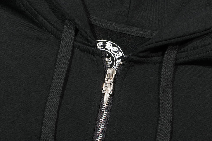 Sweat à capuche zippé Chrome Hearts K5015
