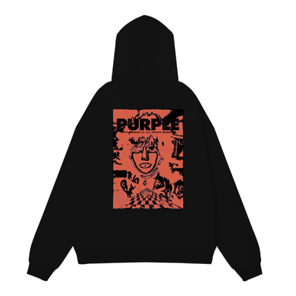 Lila neuer Kapuzenpulli 998