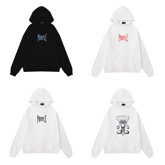 Lila neuer Hoodie 1000