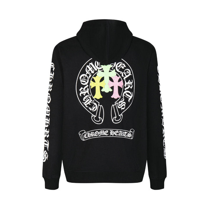 Chrome Hearts Kapuzenpullover mit Reißverschluss K5012