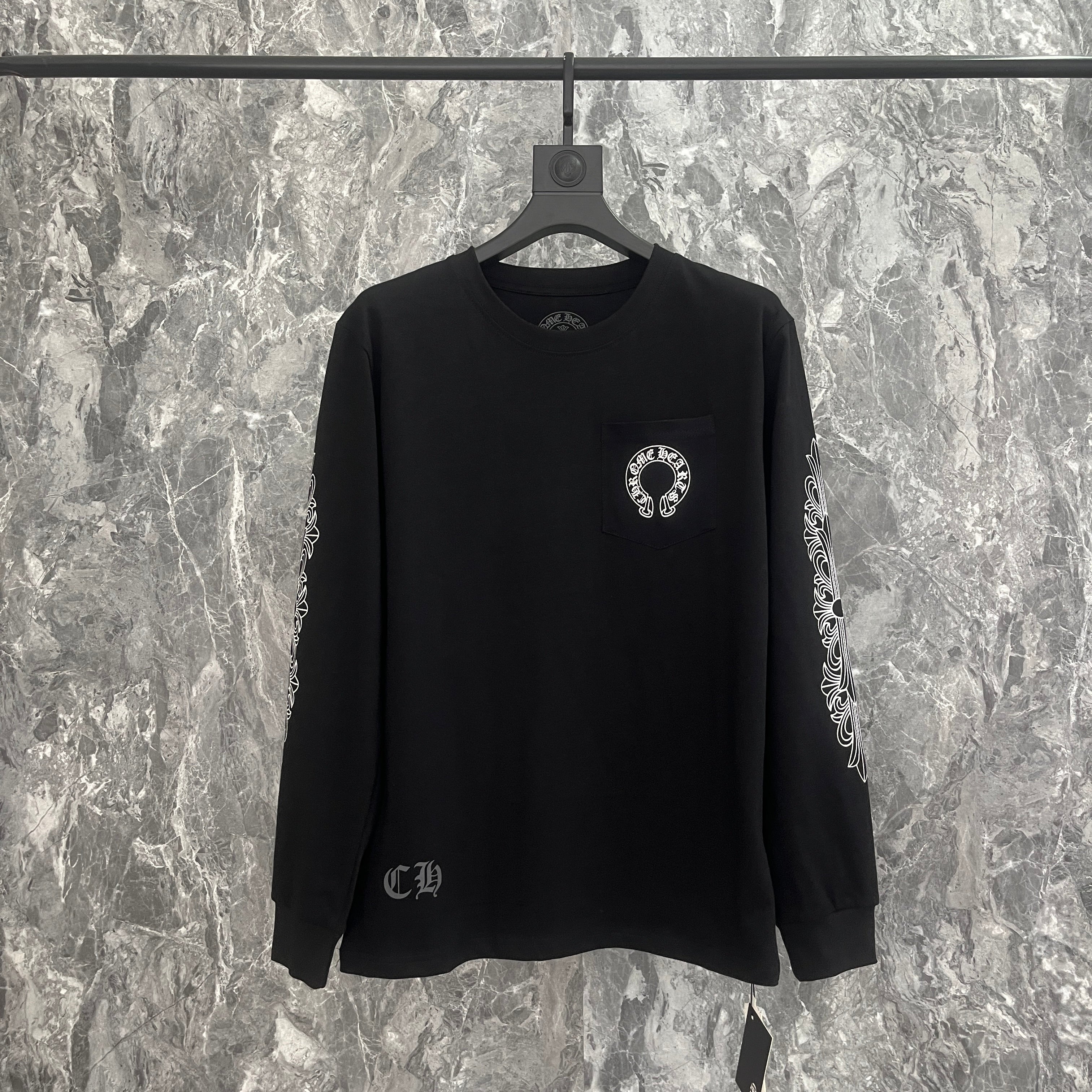 Chrome Hearts Men's Long-Sleeve T-shirt Sweatshirt K9019 – crohype
