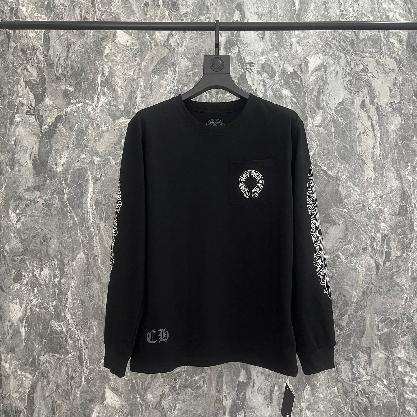 Chrome Hearts Herren Langarm-T-Shirt Sweatshirt K9019