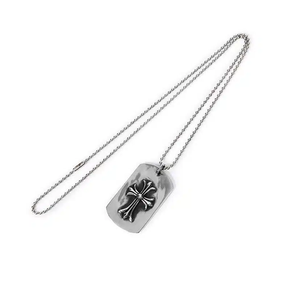 Chrome Hearts TINY CH CROSS CUTOUT PLAQUE MILITAIRE