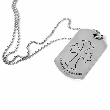 Chrome Hearts TINY CH CROSS CUTOUT PLAQUE MILITAIRE