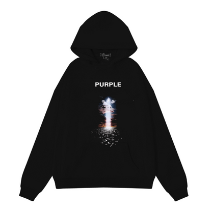 Nouveau sweat à capuche violet 992