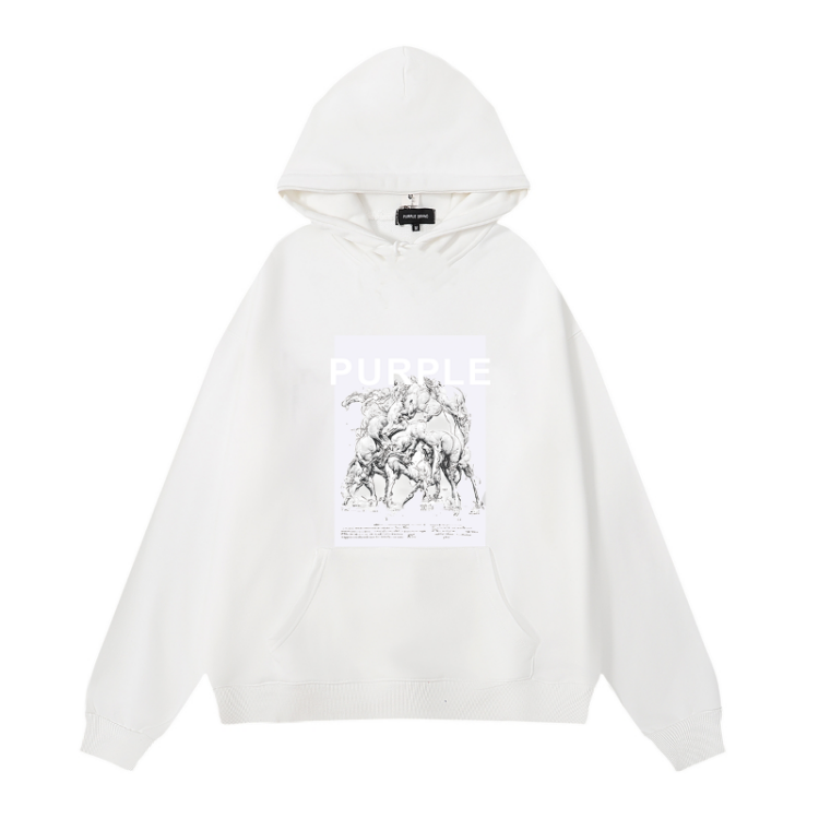Nouveau sweat à capuche violet 985
