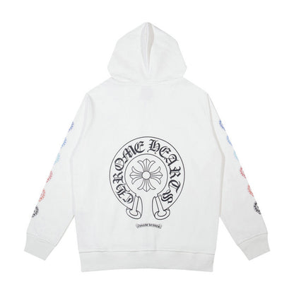 Sweat à capuche zippé Chrome Hearts K5011