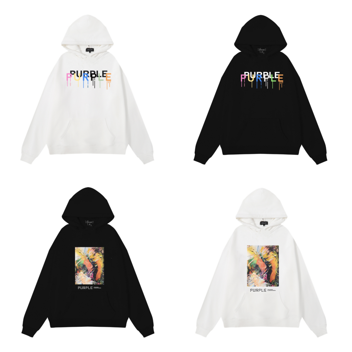 Lila neuer Hoodie 986