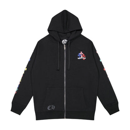 Sweat à capuche zippé Chrome Hearts K5015