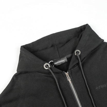 Sweat à capuche zippé Chrome Hearts