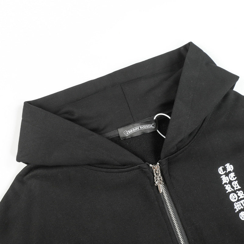 Chrome Hearts Kapuzenjacke mit Reißverschluss