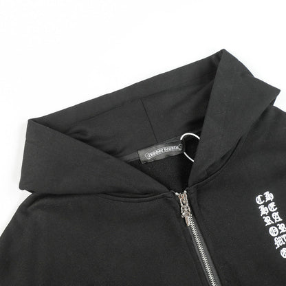Chrome Hearts Kapuzenjacke mit Reißverschluss