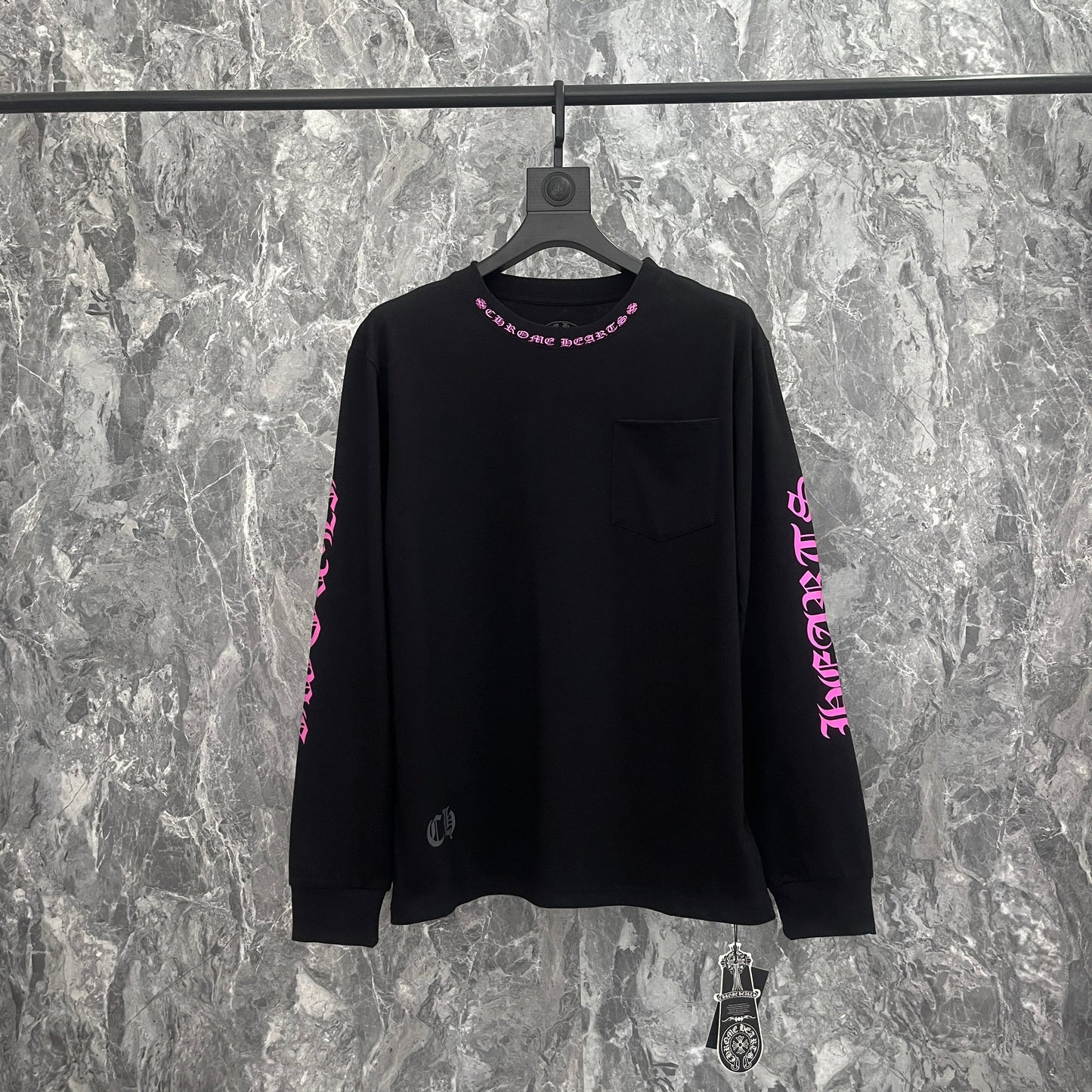 Chrome Hearts Herren Langarm-T-Shirt Sweatshirt K9018