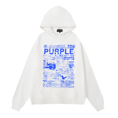 Lila Neuer Kapuzenpullover 987