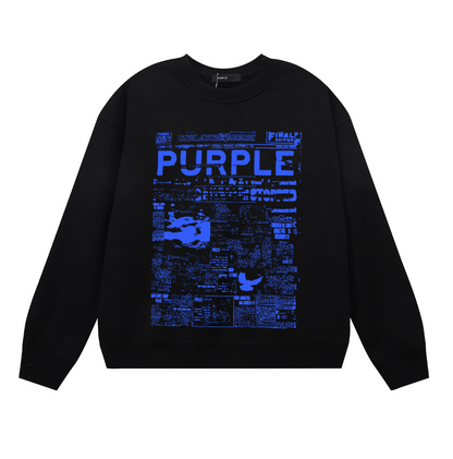Violet 2024 T-shirt à manches longues et sweat-shirt pour homme 1129