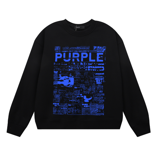 Violet 2024 T-shirt à manches longues et sweat-shirt pour homme 1129