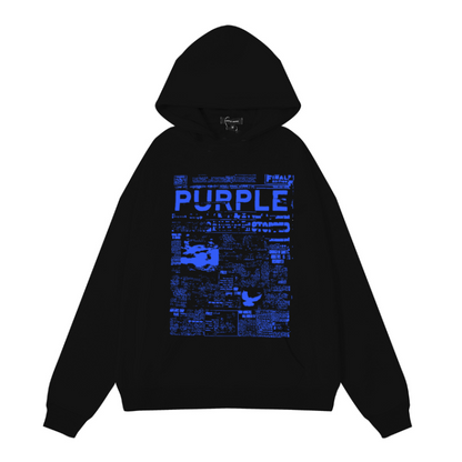 Lila Neuer Kapuzenpullover 987