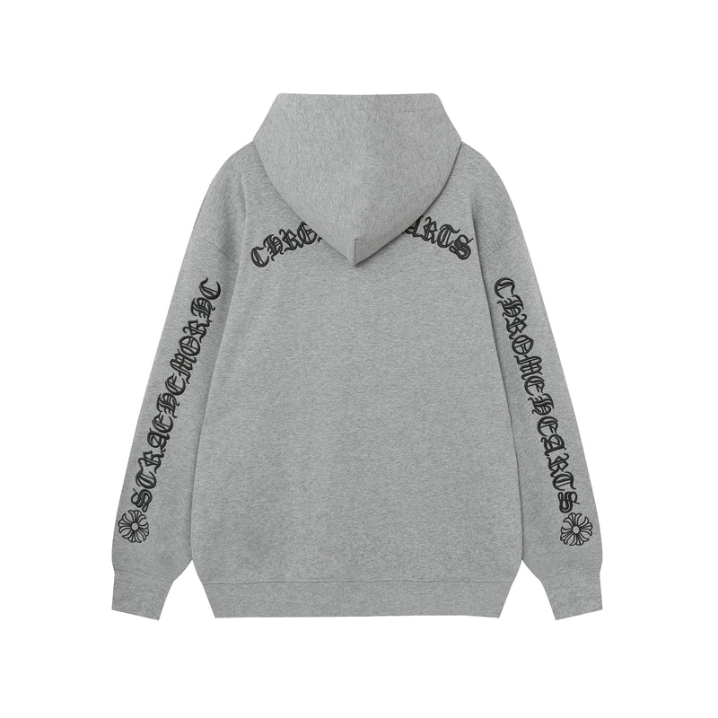 Chrome Hearts Kapuzenjacke mit Reißverschluss