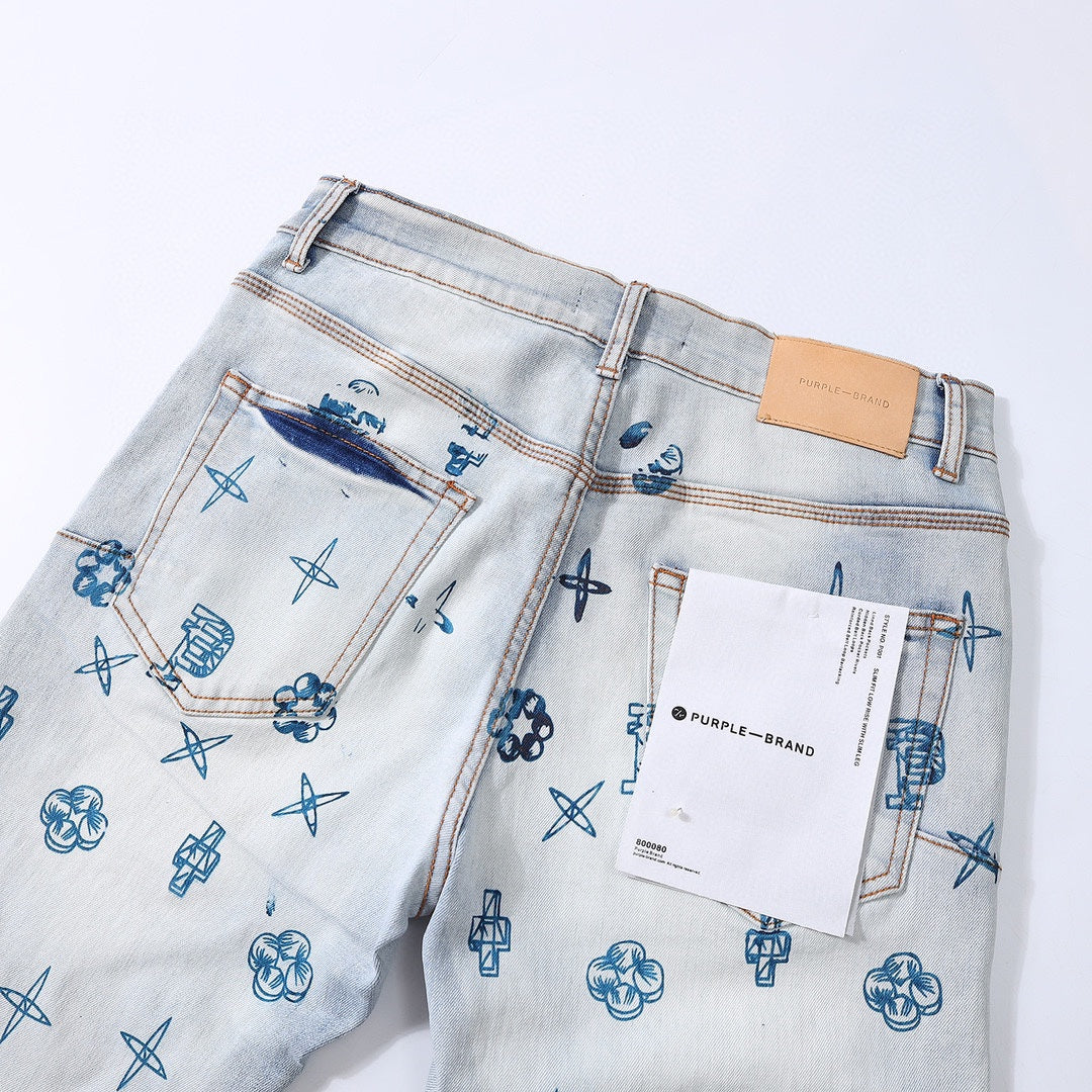 JEANS VIOLET-VIOLET