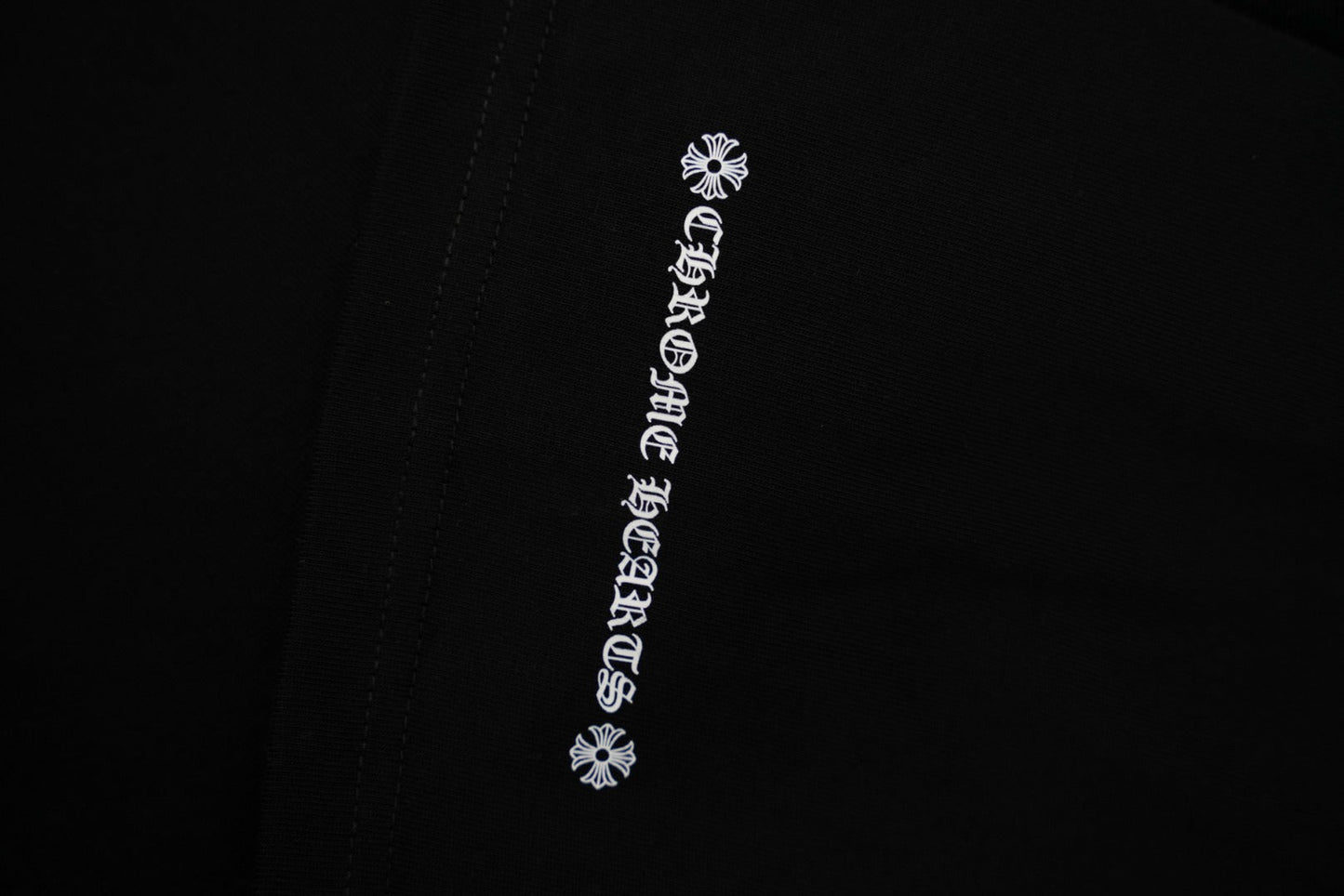 T-shirt côtelé à manches courtes personnalisé Chrome Hearts KT32