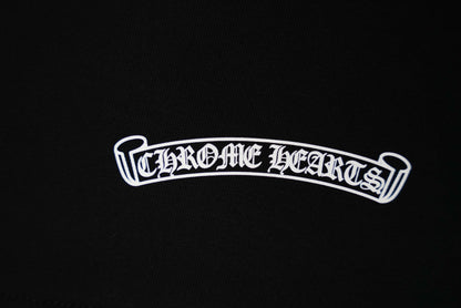 T-shirt côtelé à manches courtes personnalisé Chrome Hearts KT32
